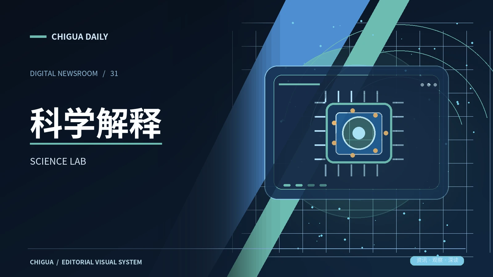 科学解释栏目的主题展示